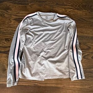 Athletic Works Heather Gray Crew Neck Top